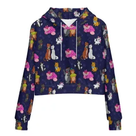 Cat Favorites Women's Cropped Hoodie