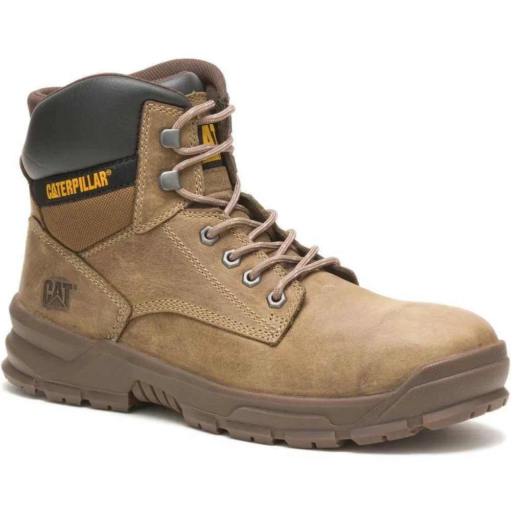 CAT Men's Mobilize Alloy Toe Work Boot - Fossil - P91268