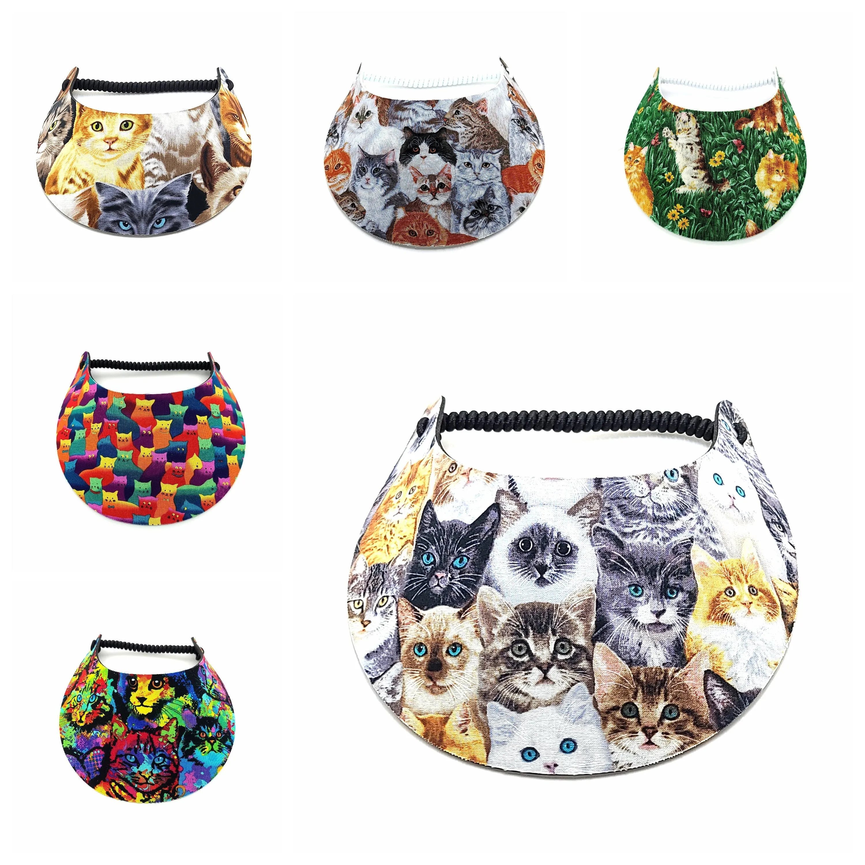 Cat Patterns Foam Sun Visor