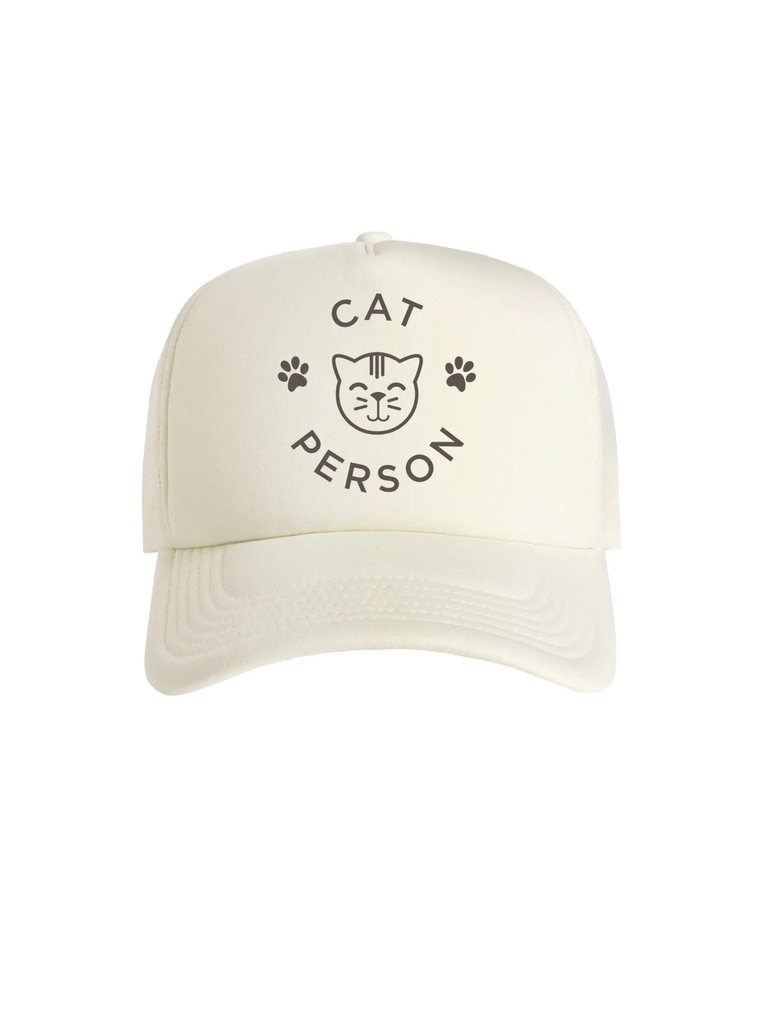 Cat Person Foam Trucker Cap