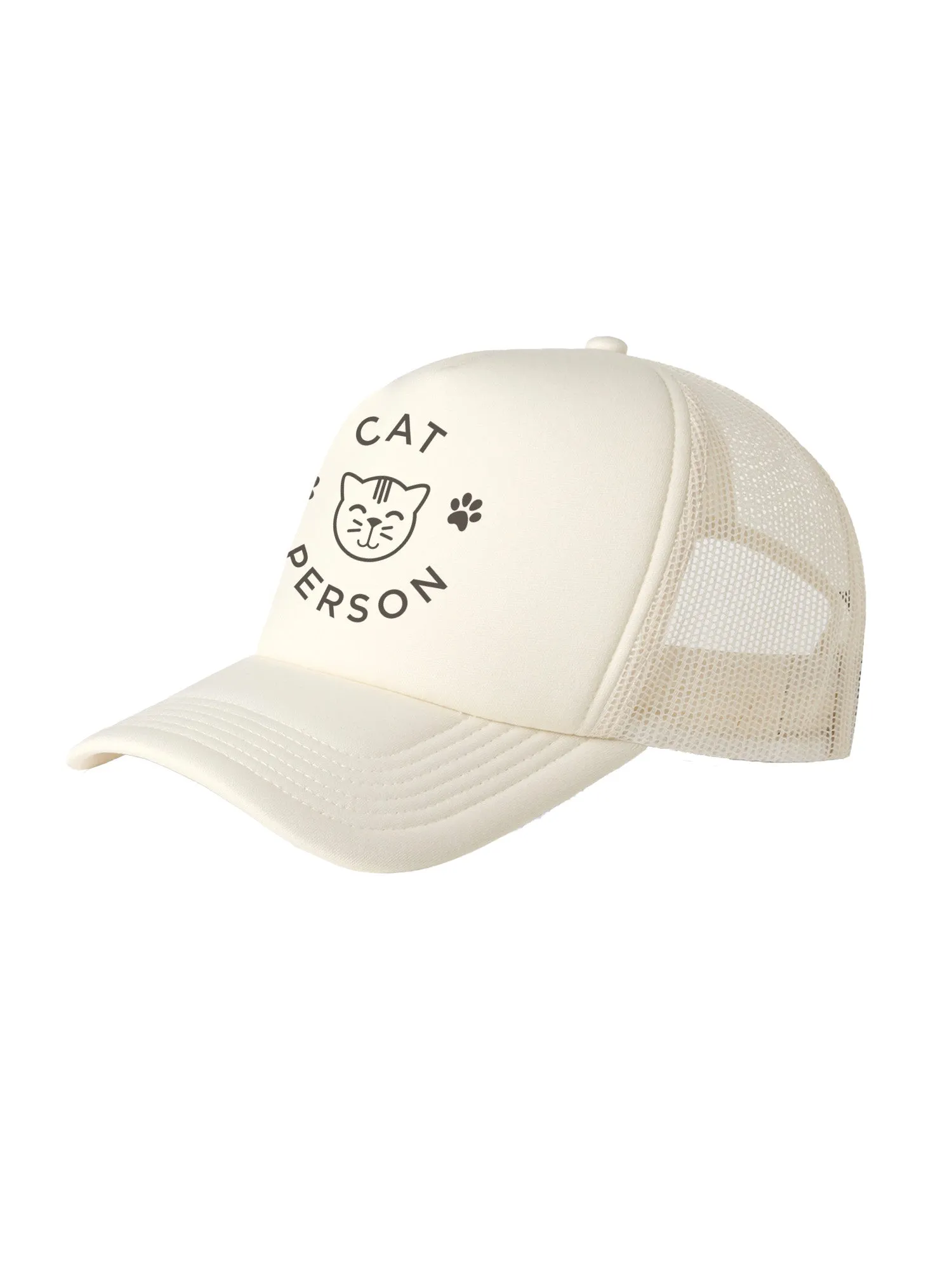 Cat Person Foam Trucker Cap