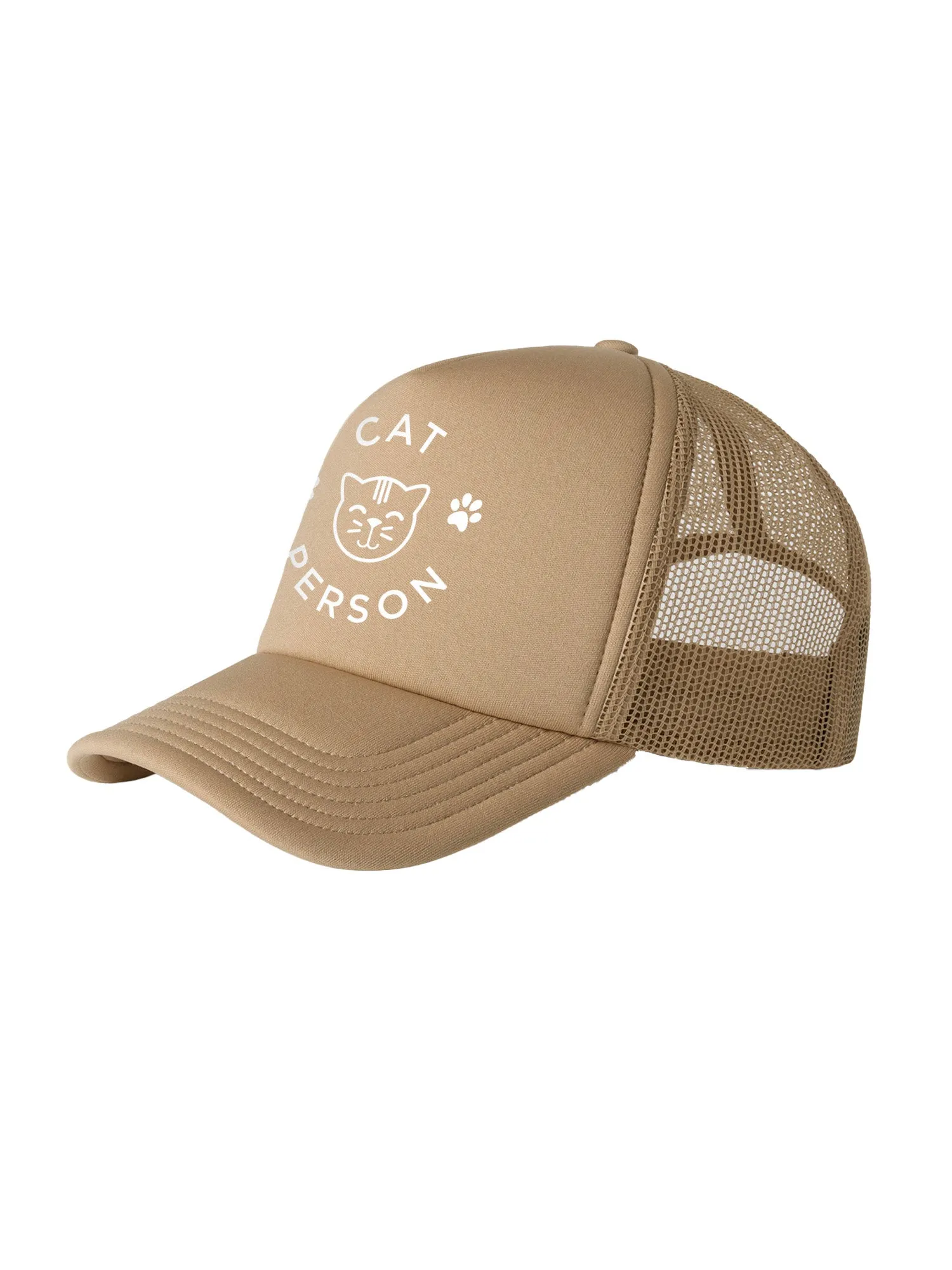 Cat Person Foam Trucker Cap