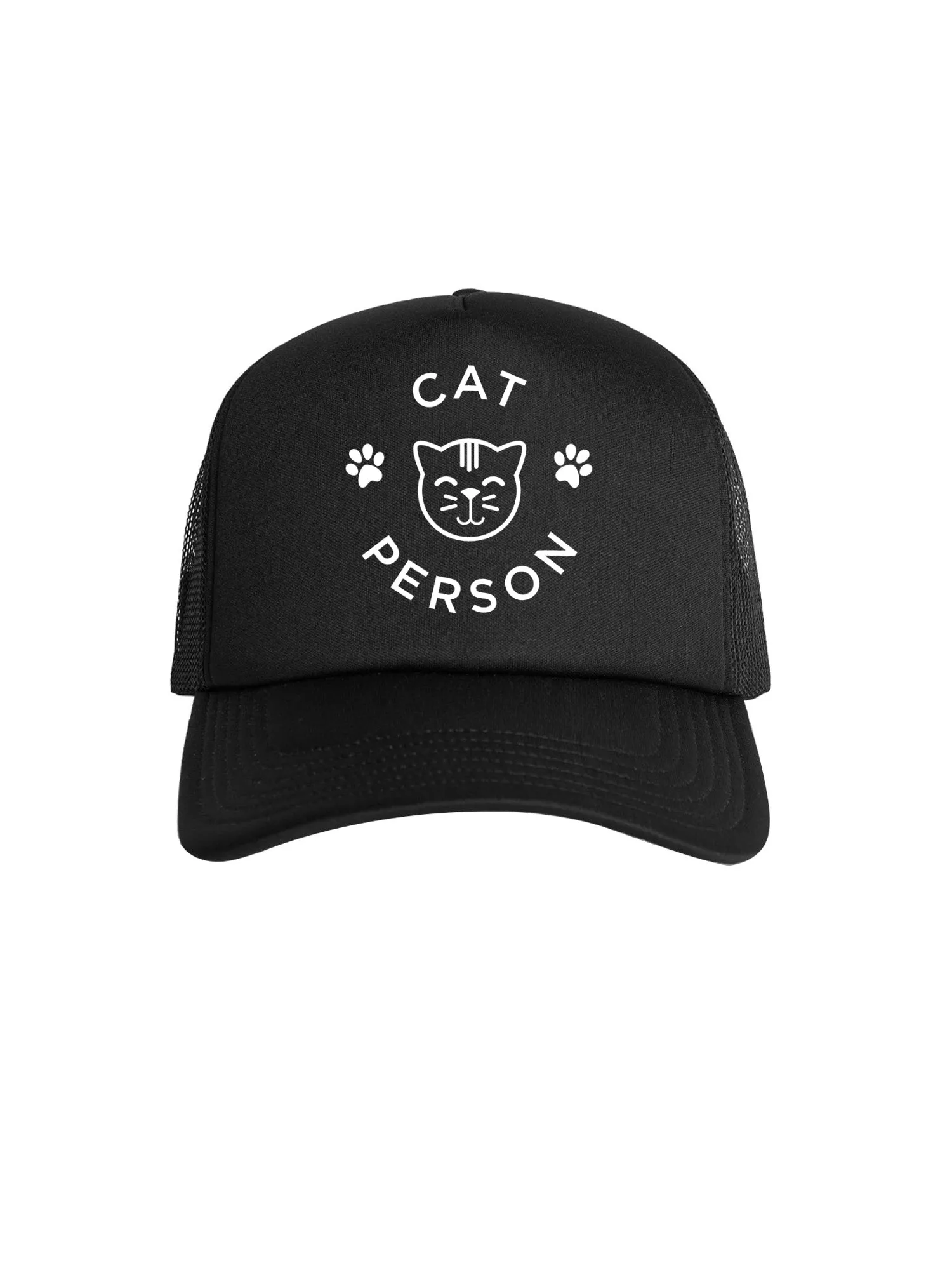 Cat Person Foam Trucker Cap