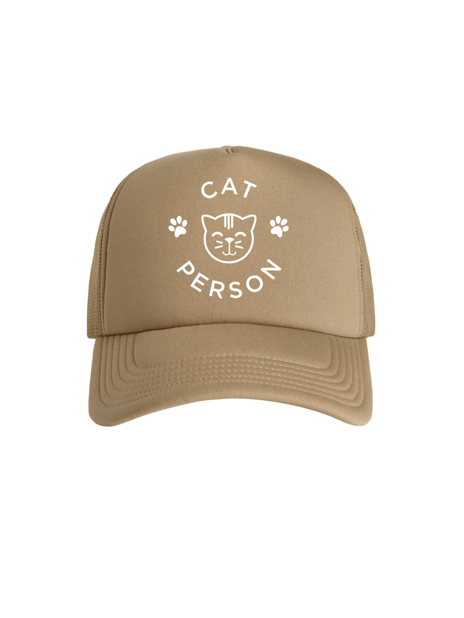 Cat Person Foam Trucker Cap