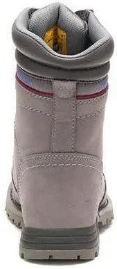 CAT Women's Echo Waterproof Steel Toe Work Boot - Grey - P90565