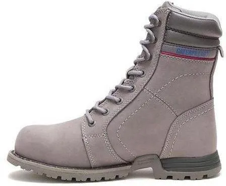 CAT Women's Echo Waterproof Steel Toe Work Boot - Grey - P90565