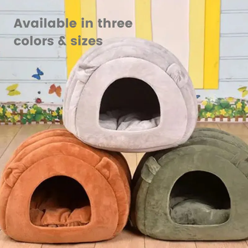 Caterpillar Cat Cave Bed