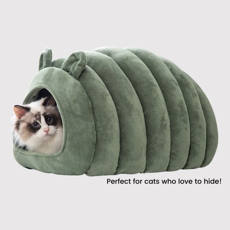 Caterpillar Cat Cave Bed