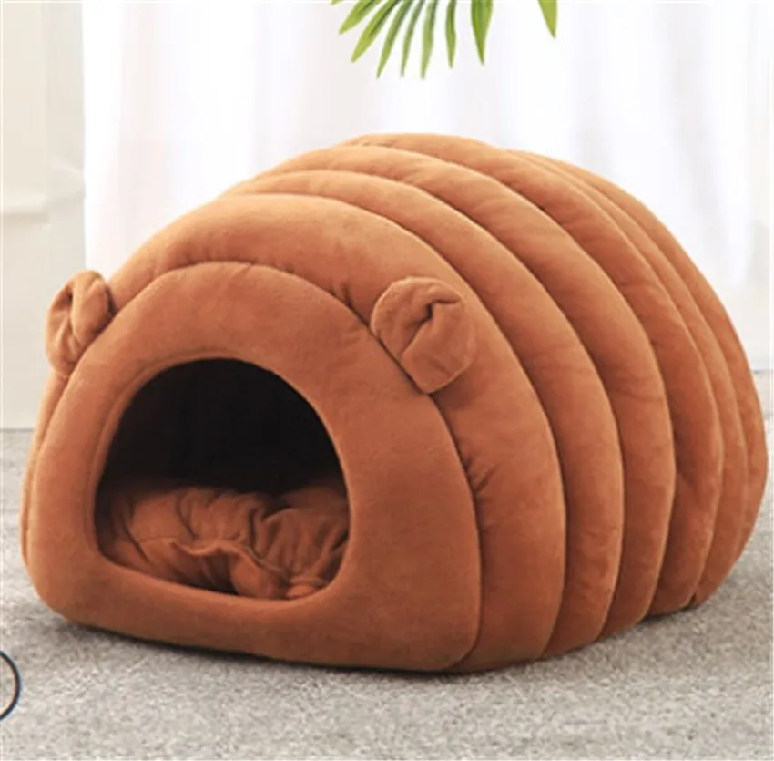 Caterpillar Cat Cave Bed