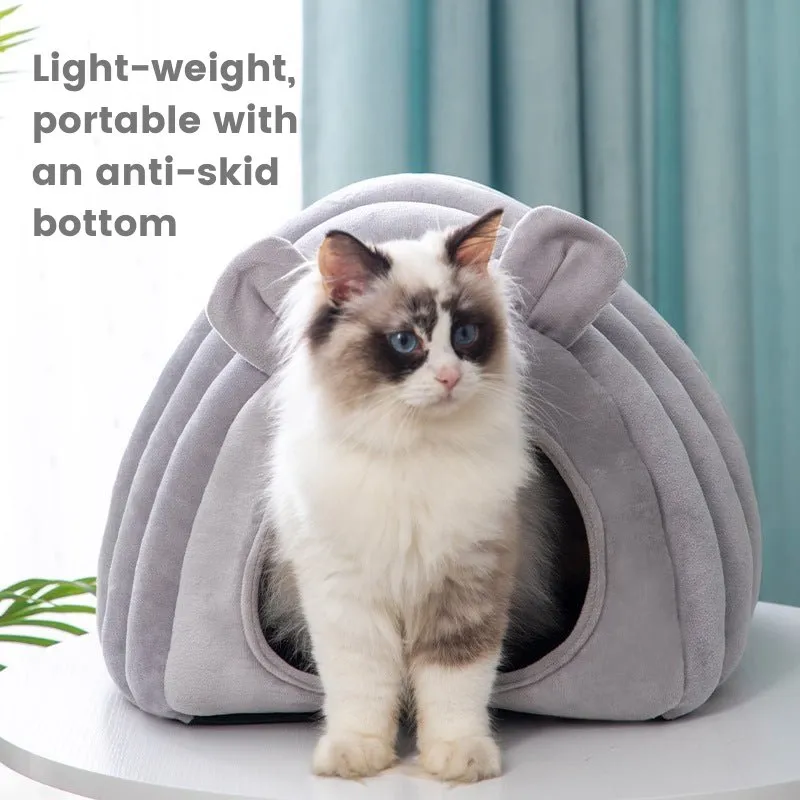 Caterpillar Cat Cave Bed