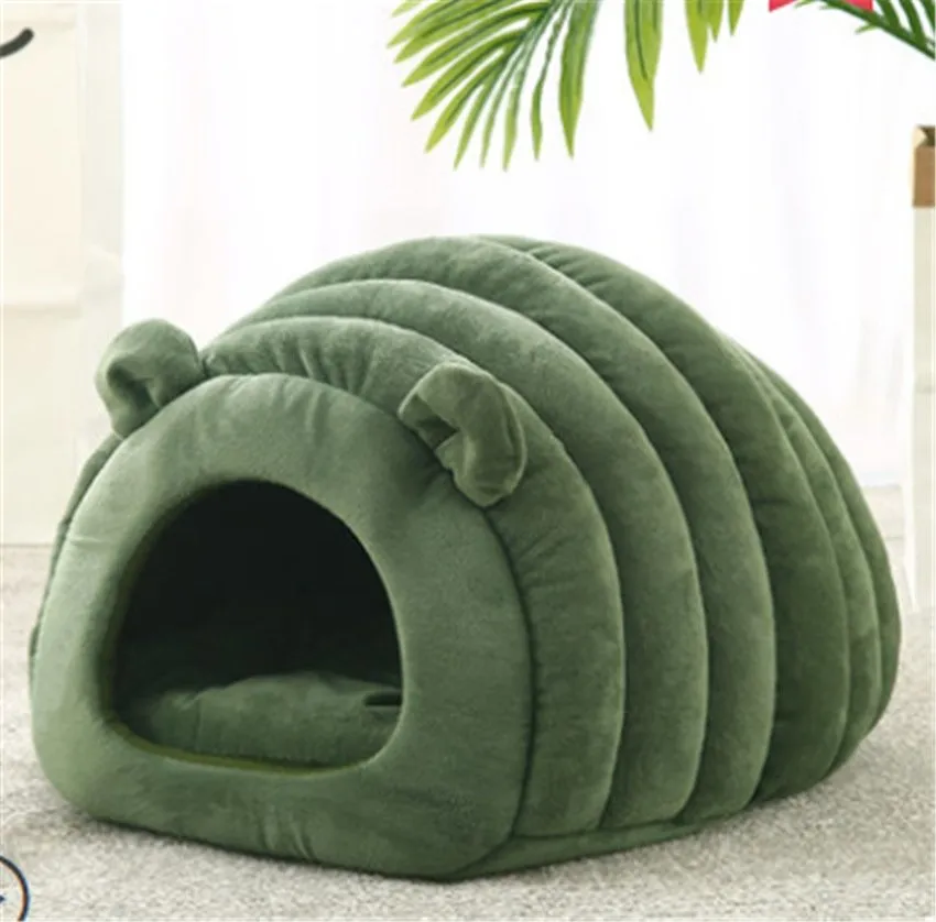 Caterpillar Cat Cave Bed