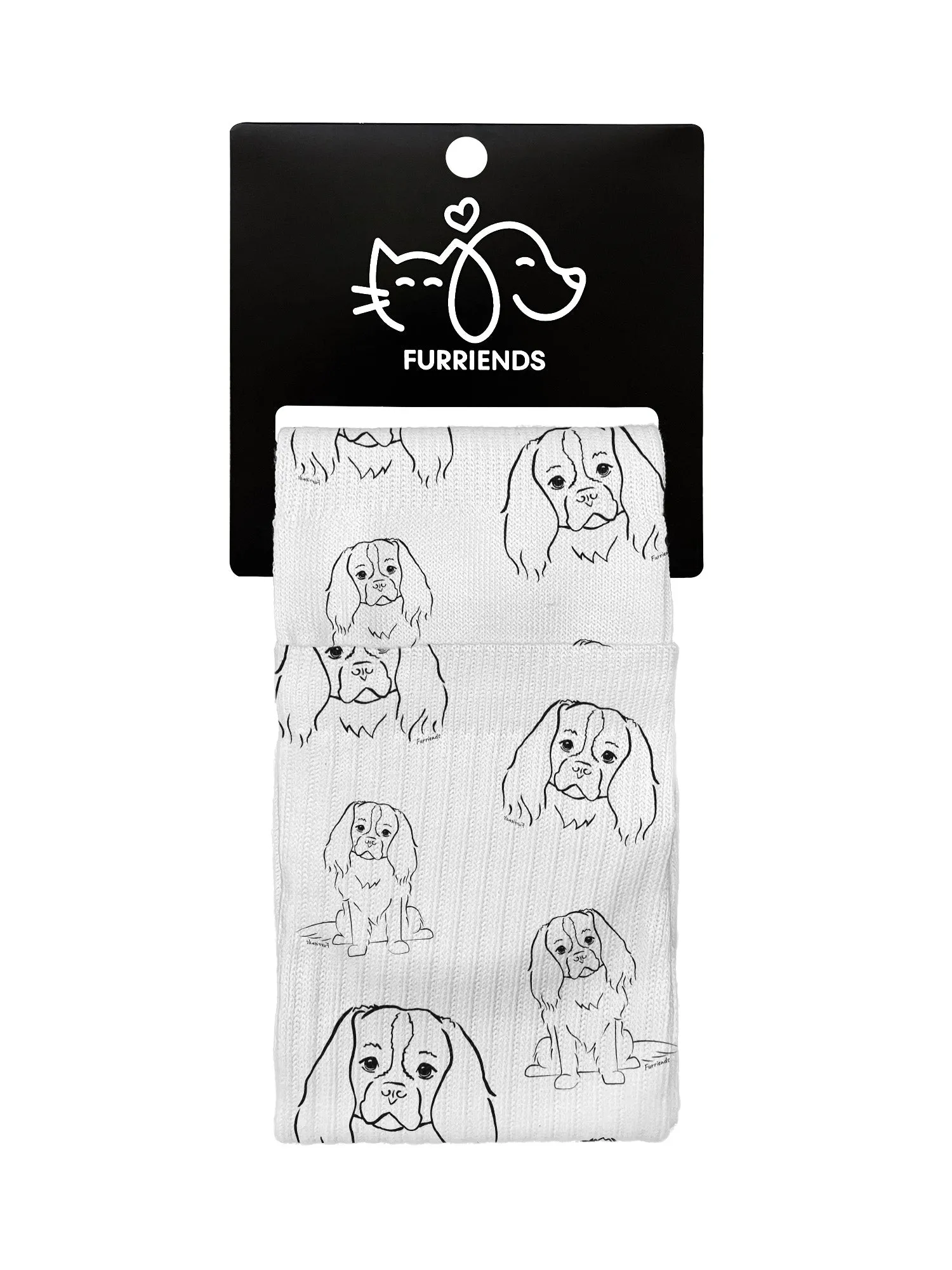 Cavalier King Charles Spaniel Crew Socks