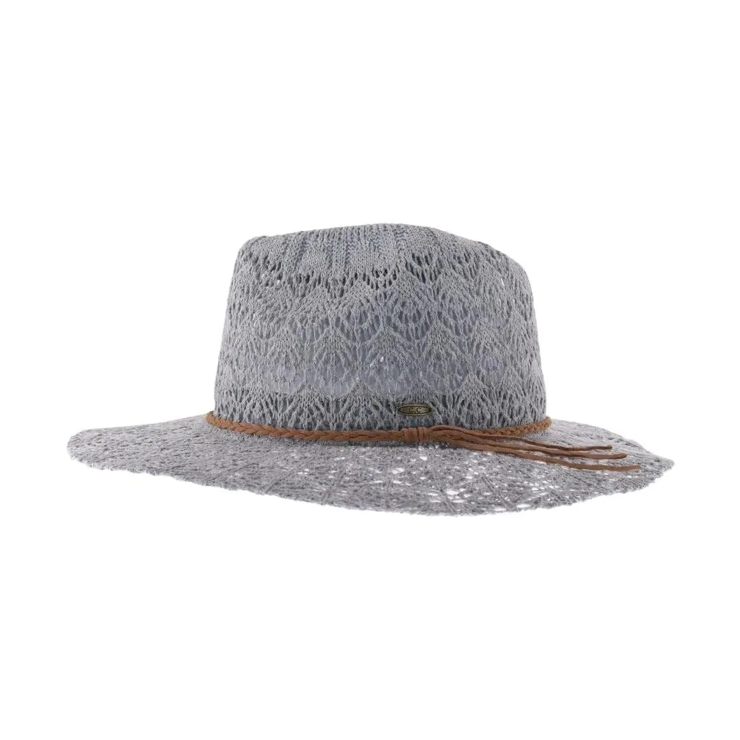 CC Beanie Panama Braided Hat