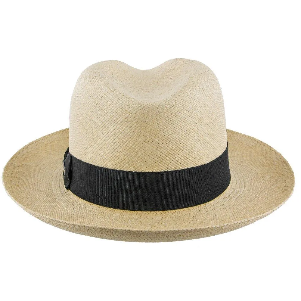 Center Dent - Stetson Panama Straw Fedora Hat - TSCDNTK