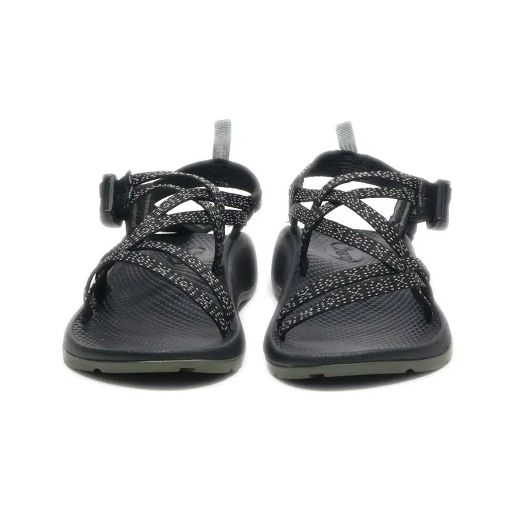 Chaco Flat Sandals Fabric Black Colour For Kids