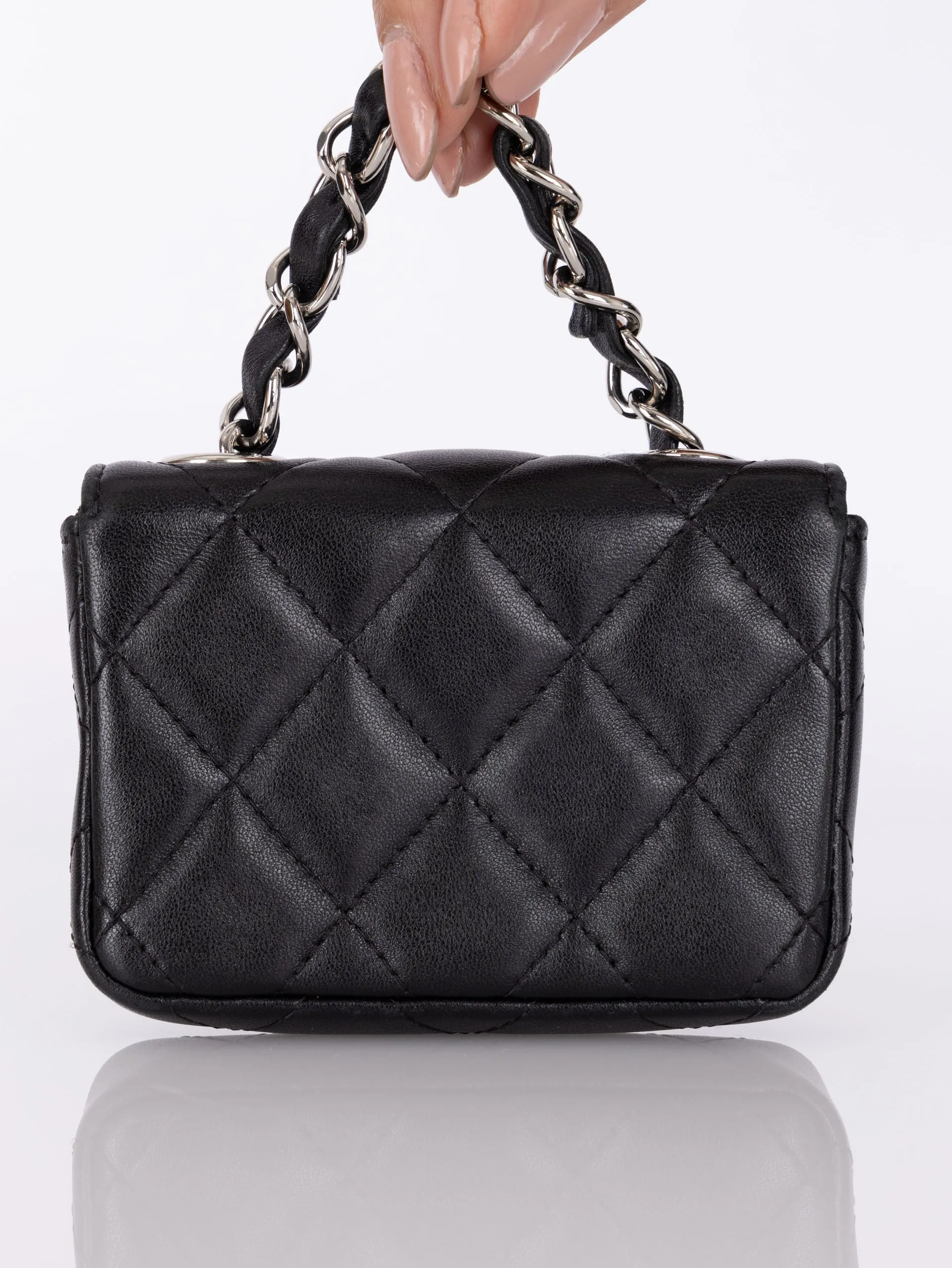 Chanel 2021 Lambskin Mini Belt Bag