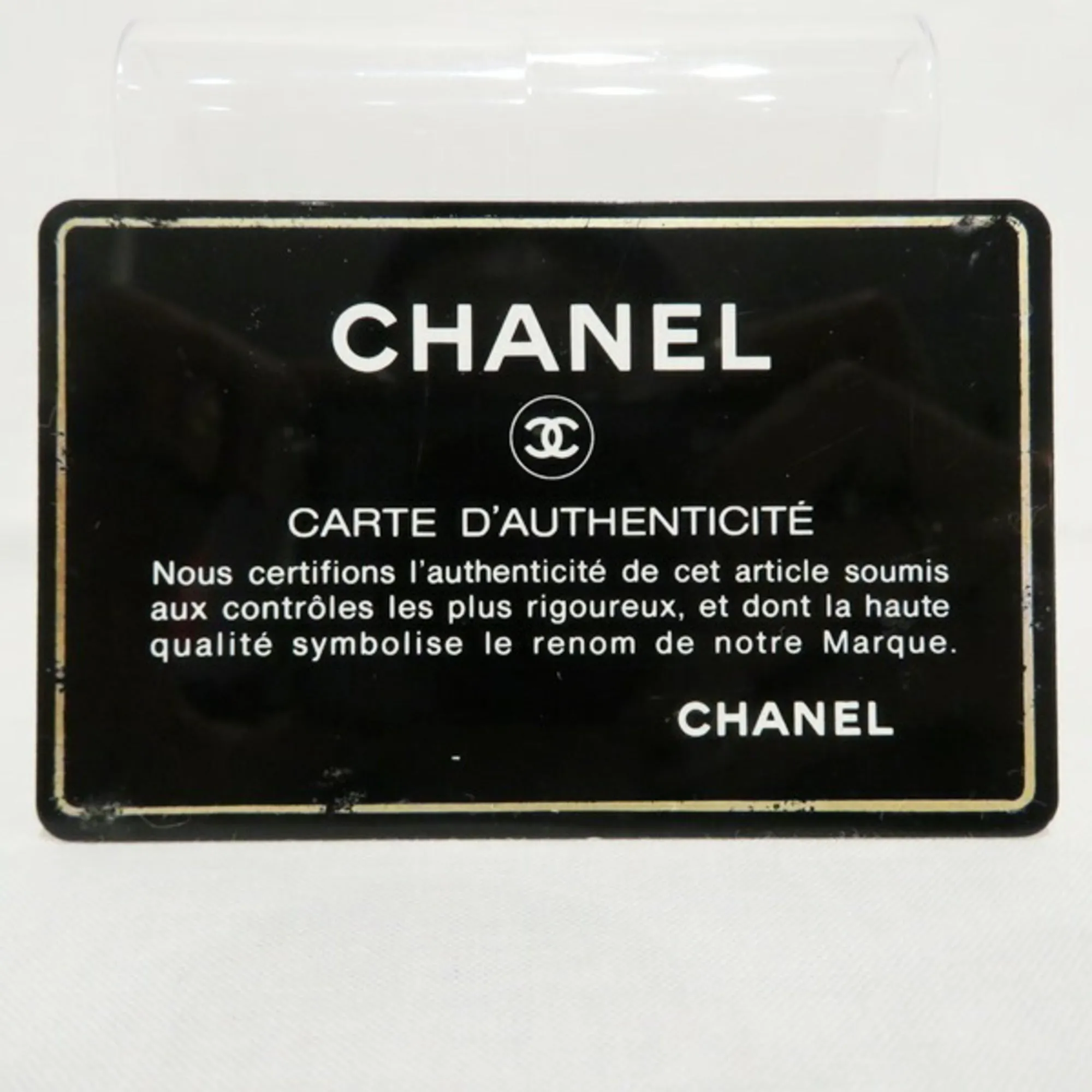 CHANEL Bicolore Lambskin Vanity Bag Handbag Ladies