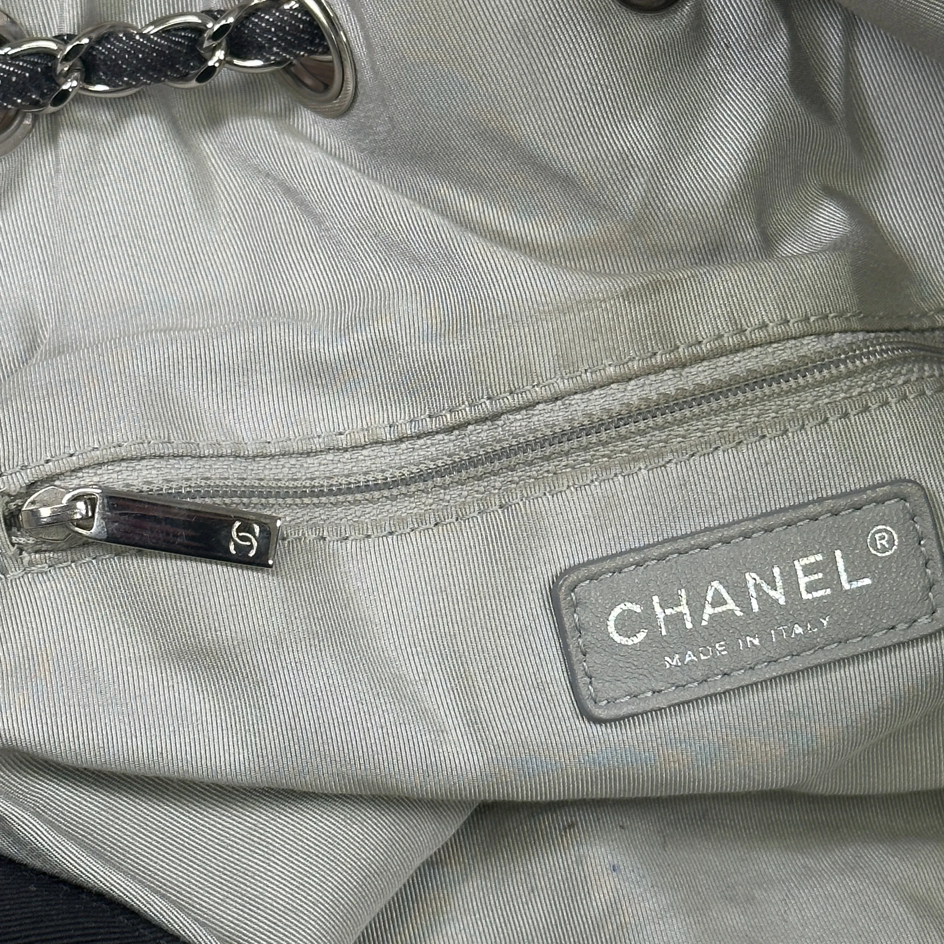 Chanel Coco Cabas Denim Hobo XL