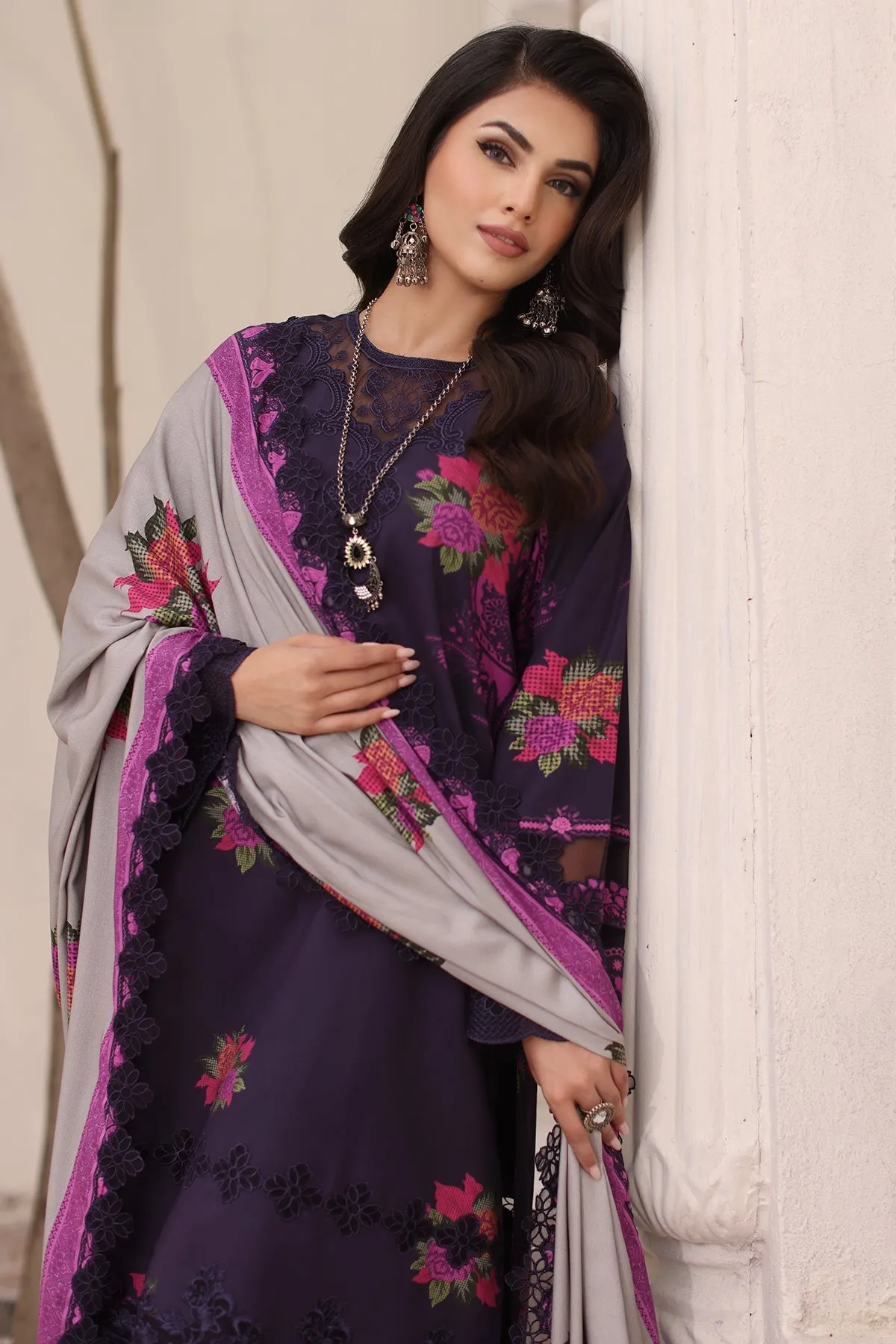 Charizma Virsa Winter Linen with Shawl – CVW4-03