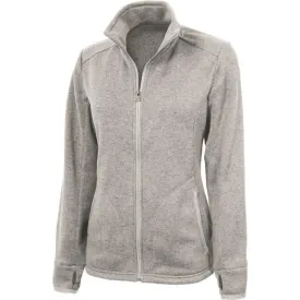 Charles River Apparel 5493 Women's Heathered Fleece Jacket  (Available in 3 Colors)