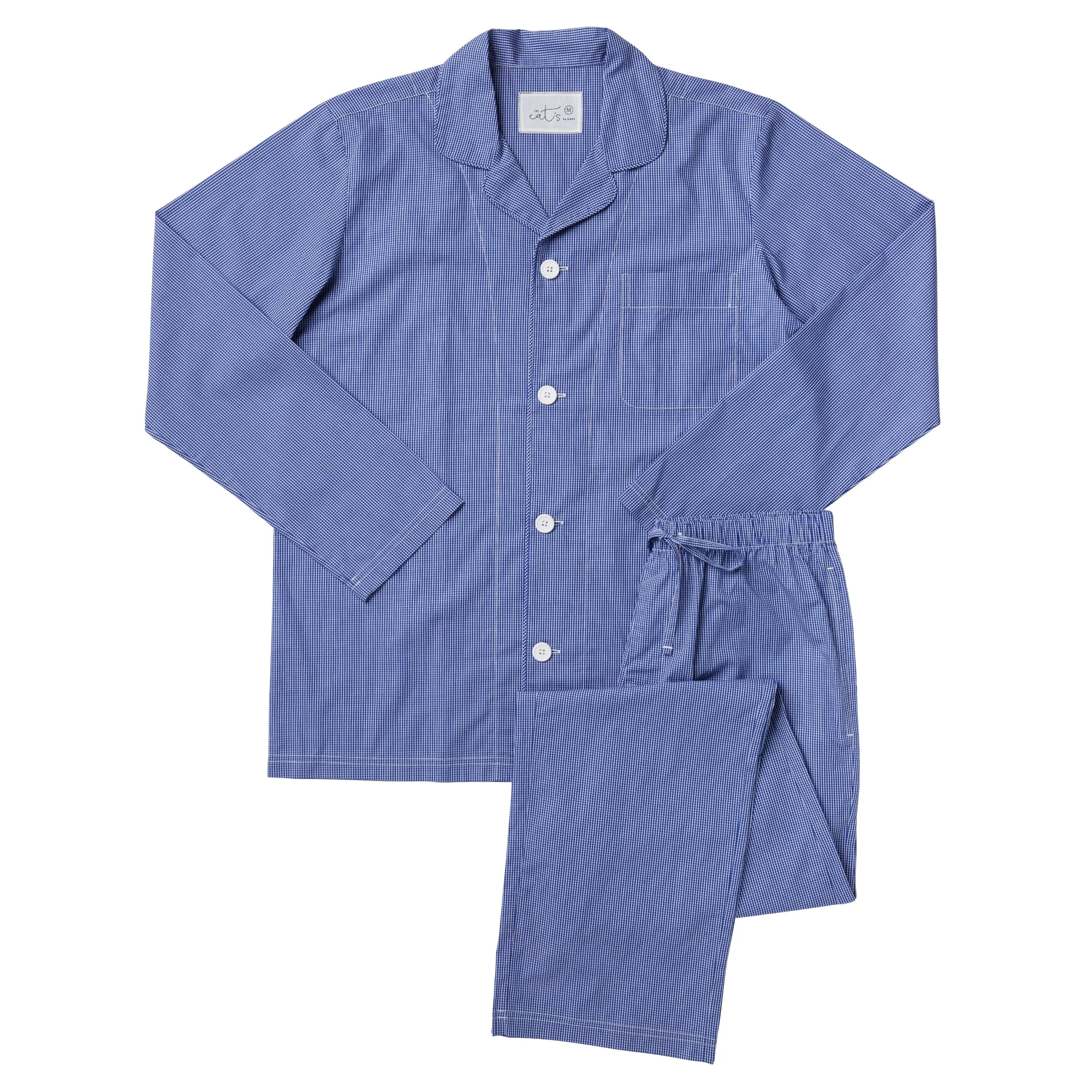 Charleston Men's Luxe Pima Pajama - Blue