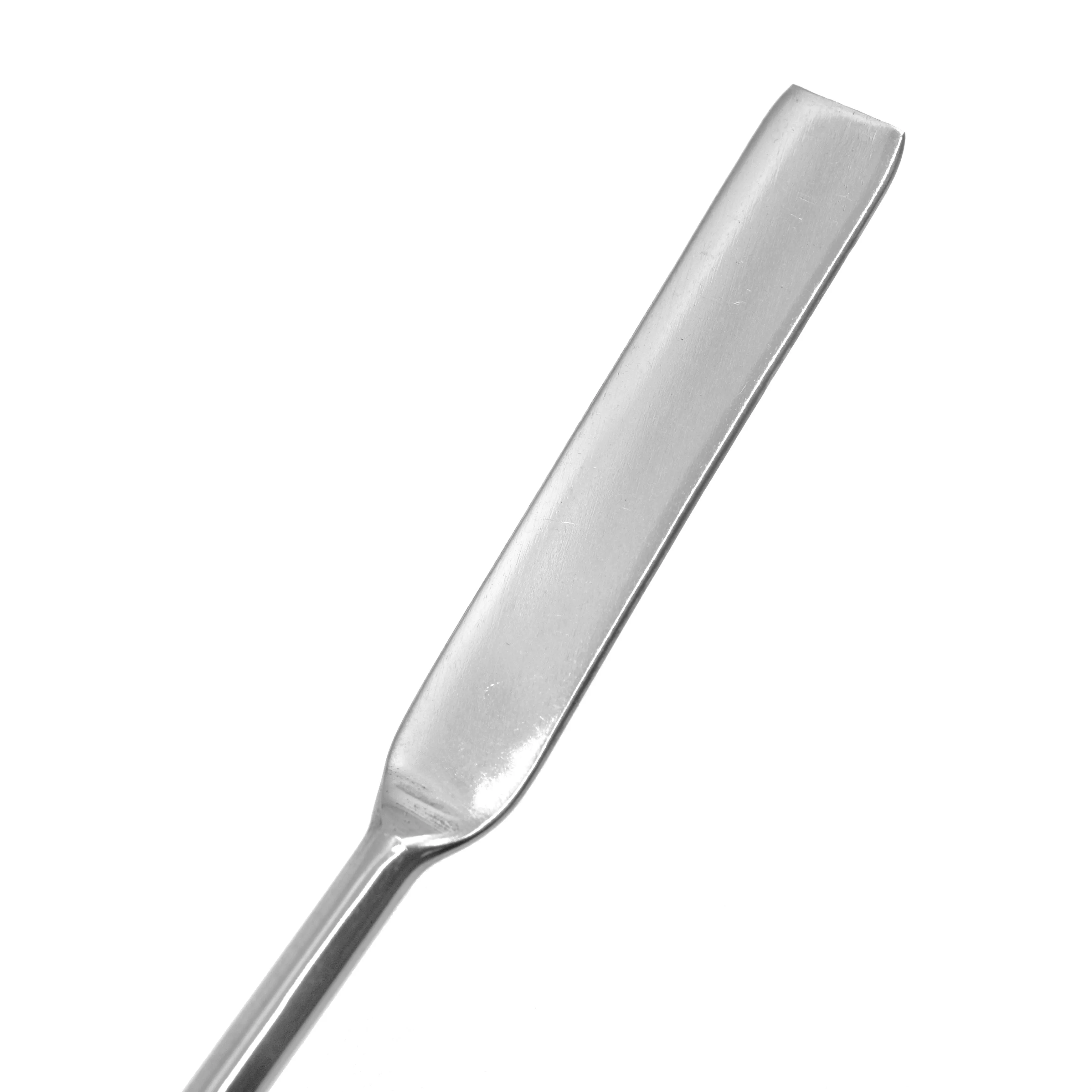 Chattaway Spatula, 7.9" - Stainless Steel, Polished - Flat End, Bent End