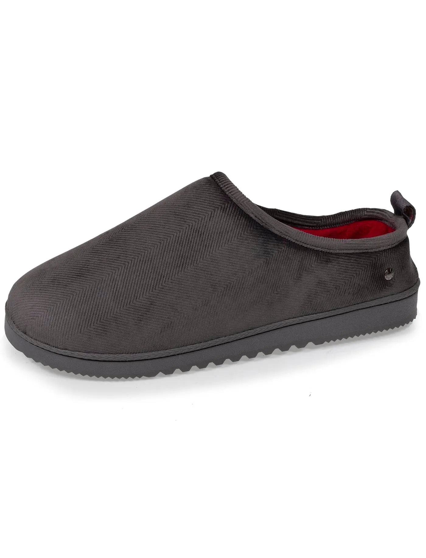 Chaussons mules Homme coton bio Gris