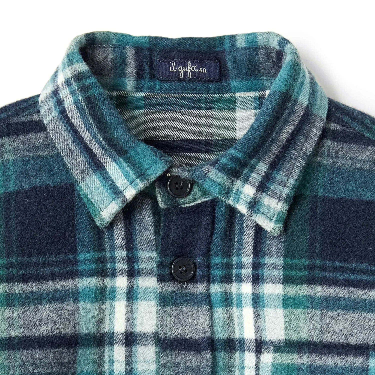 Checked Cotton Flannel Shirt  - FINAL SALE