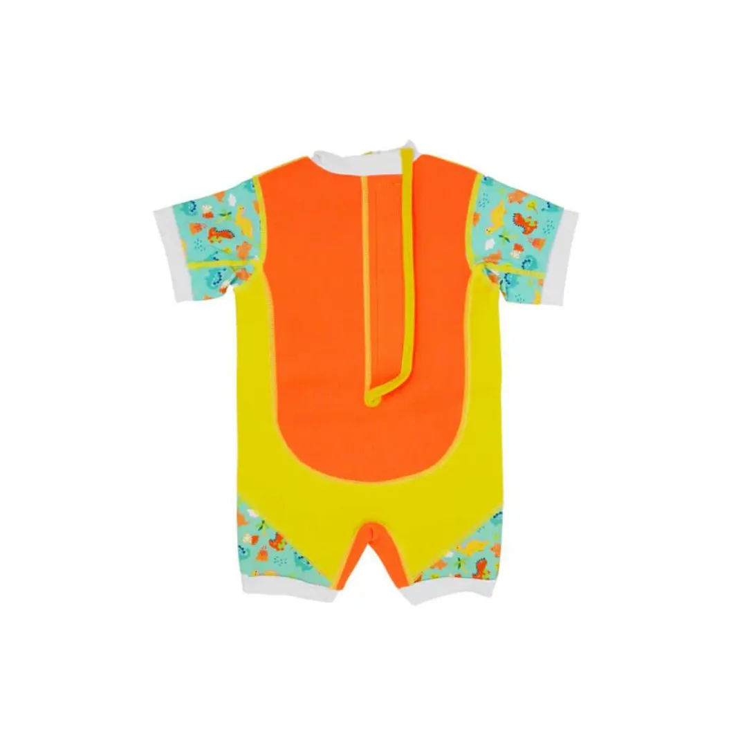 Cheekaaboo Chittybabes Baby Thermal Swimsuit UPF50  Orange Dino