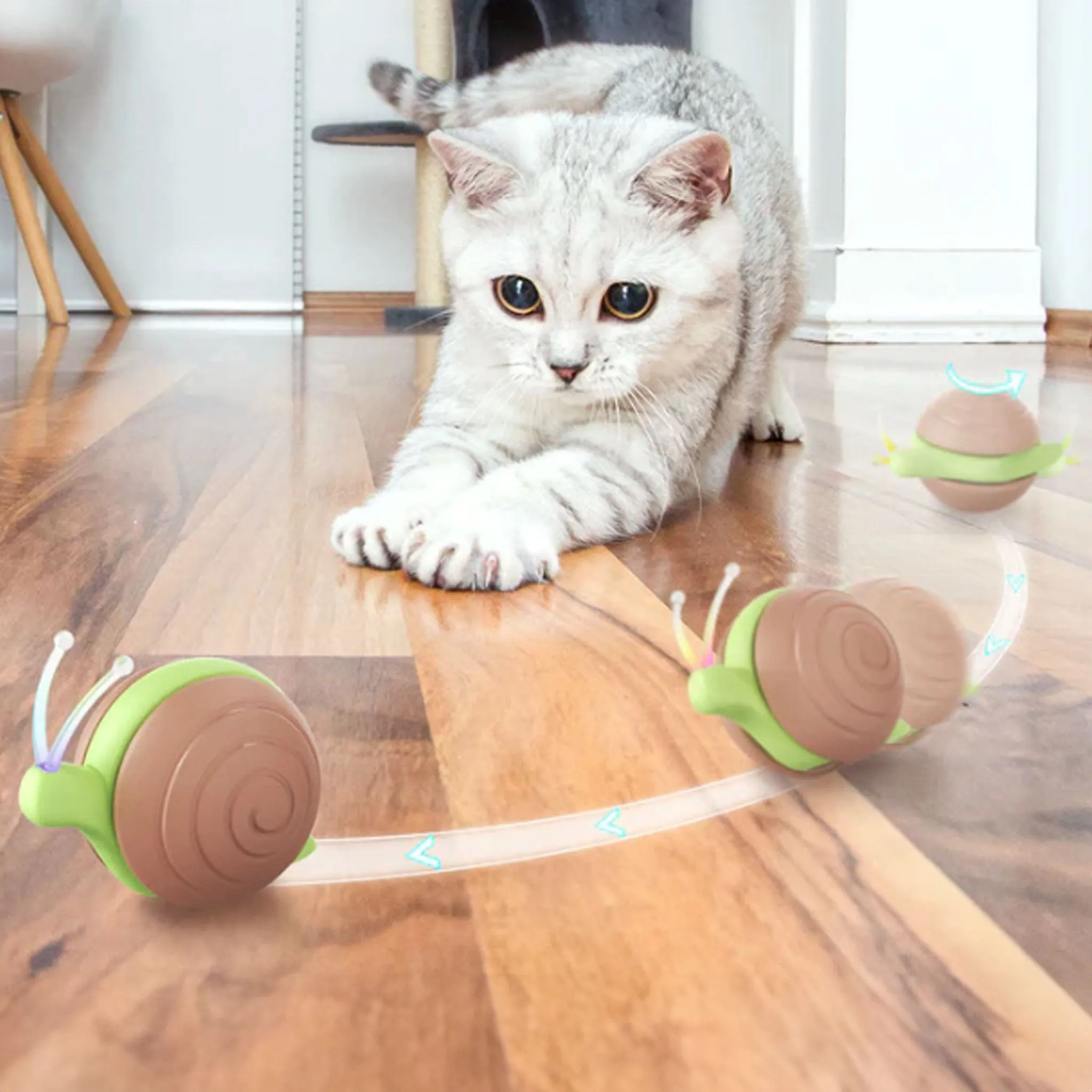 Cheerble Wicked Snail Cat Toy