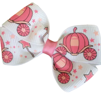 Cherish Hair Bow - Pink Cinderella