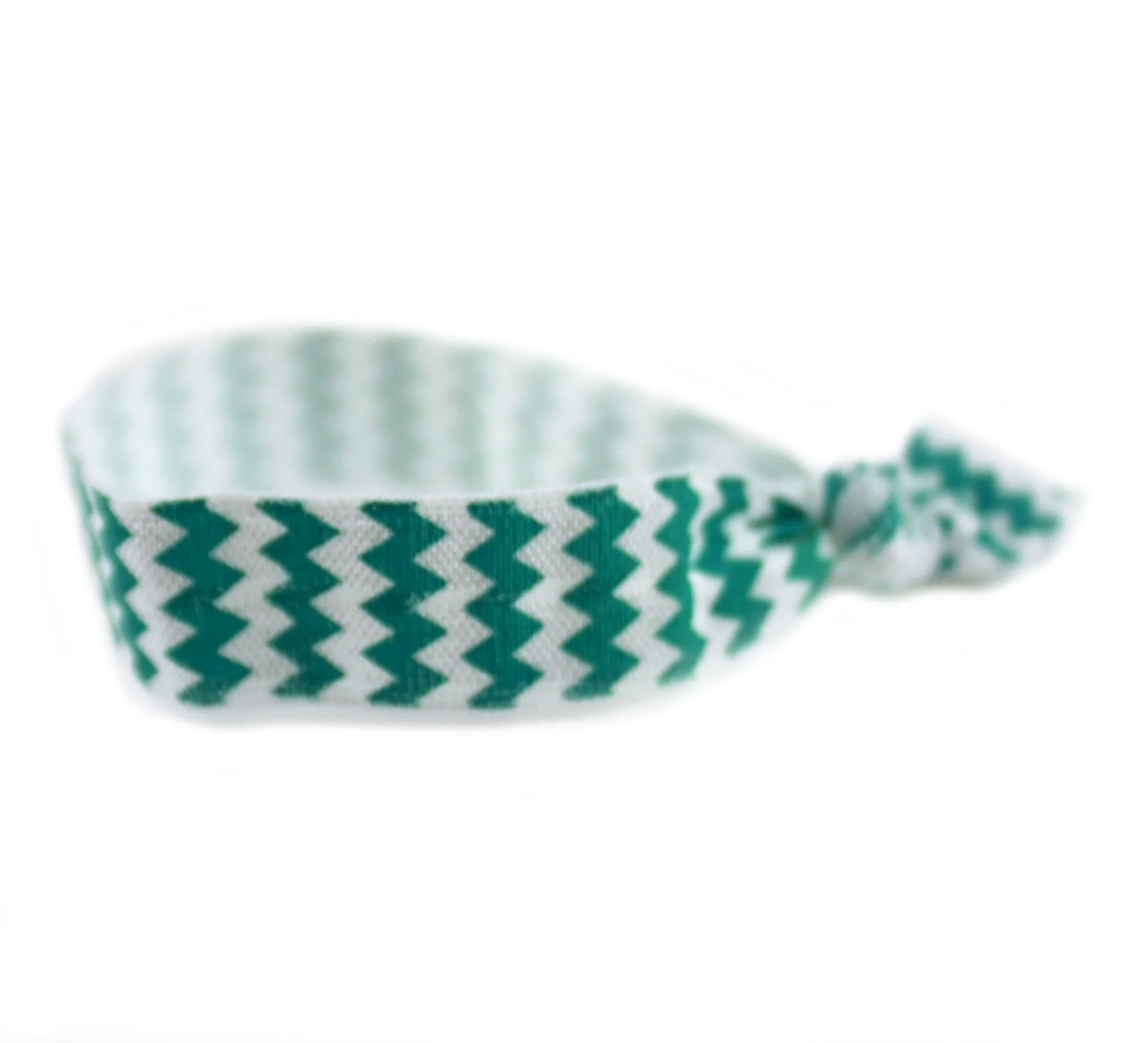 Chevron Aqua Hair Tie (SKU 6084)