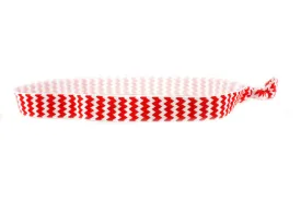 Chevron Red Elastic Headband (SKU 6026 HB)