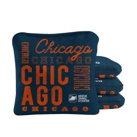 Chicago Football Vintage Gameday Synergy Pro Cornhole Bags