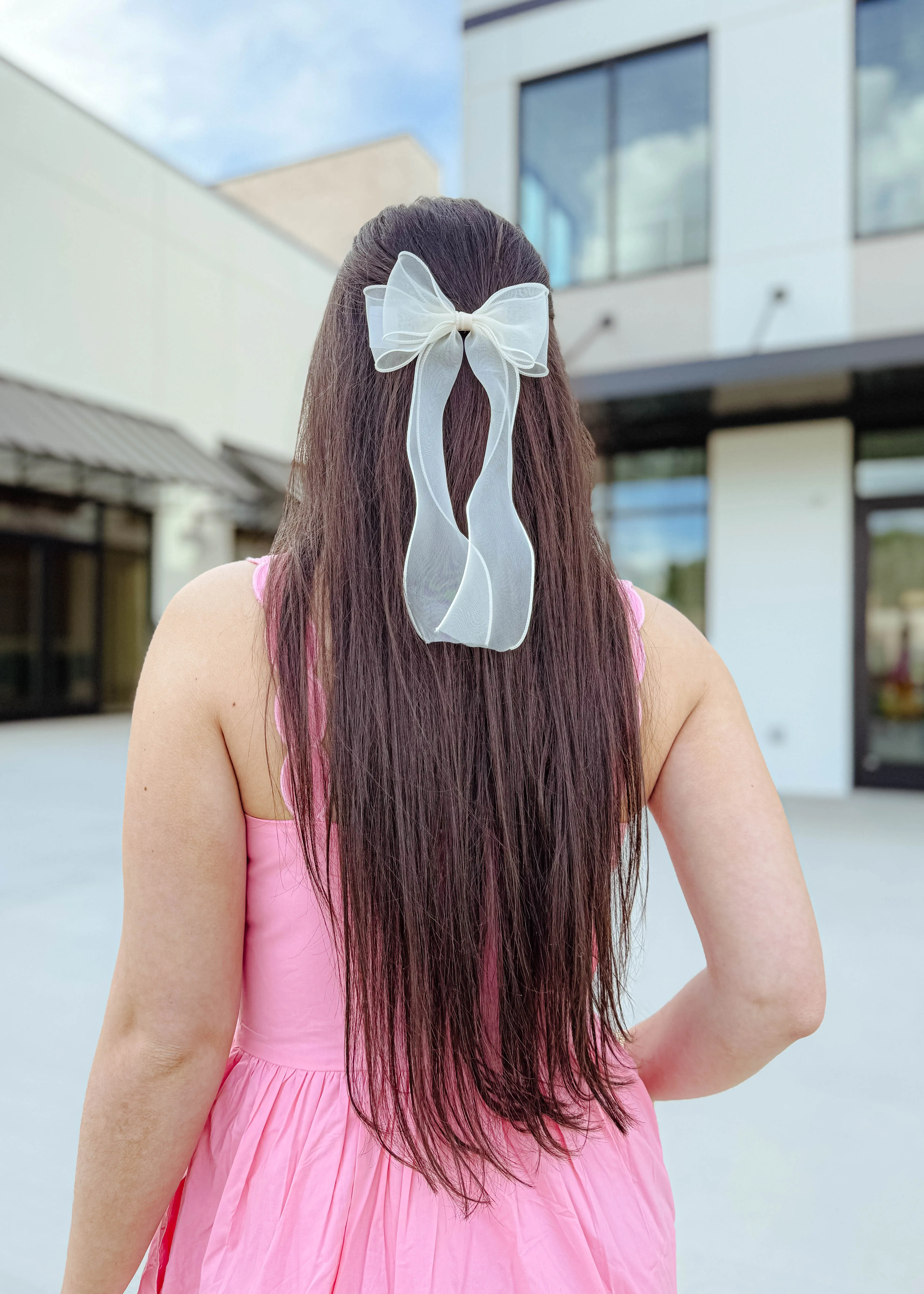 Chiffon Bow Hair Clip