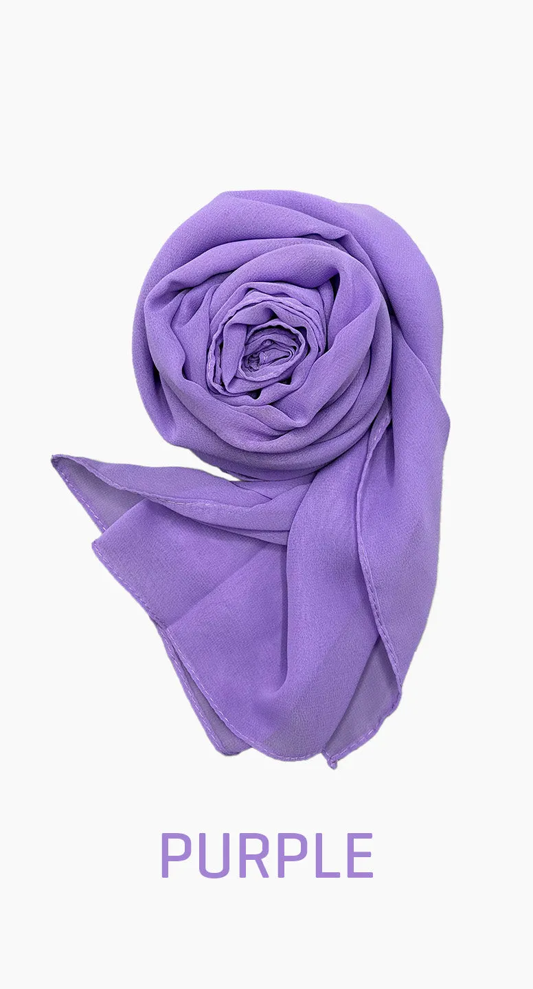 Chiffon Long scarf | Shop online