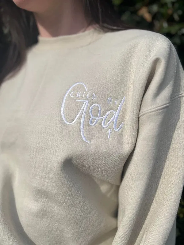 Child of God Embroidered Sweatshirt