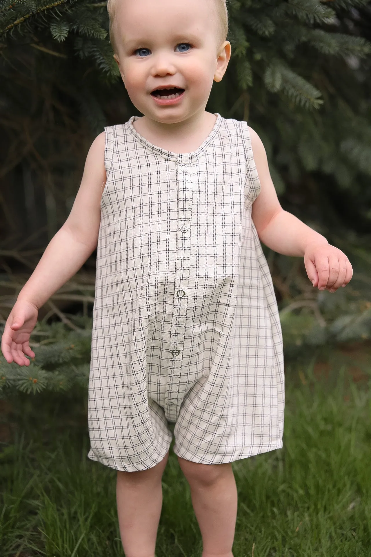 Child Sunlit Top and Shorts Set and Romper Digital Sewing Pattern Sizes NB-8Y