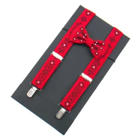 Child Suspenders- Red