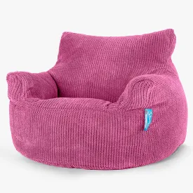 Children's Armchair Bean Bag 3-8 yr - Pom Pom Pink