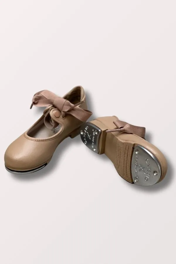 Childrens Shuffle Tap Shoes - Caramel