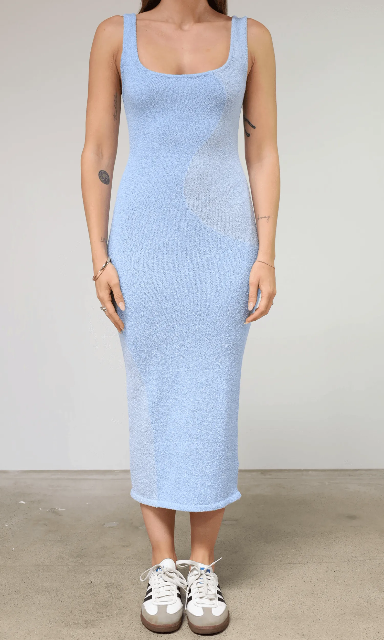 Chill Wave Midi Dress - FINAL SALE