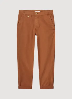 Chino Pants in Caramel Coffee