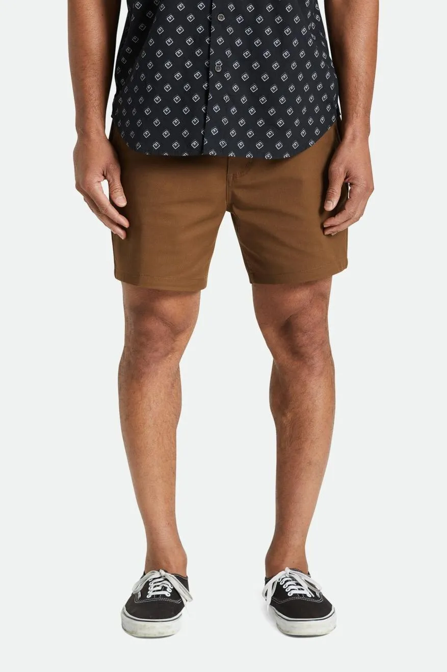 Choice Chino Short 5" - Dark Earth