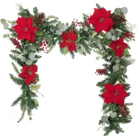 Christmas Poinsettia Christmas Garland