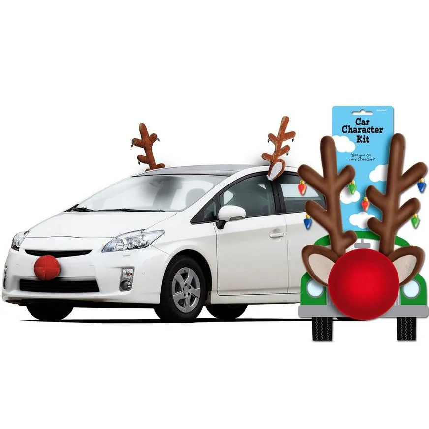 Christmas Reindeer Car Decorating Kit | 3 pc