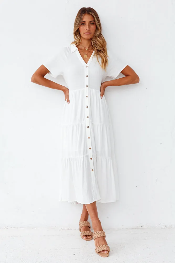 Circe Maxi Dress White