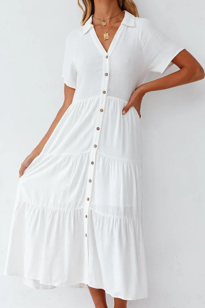 Circe Maxi Dress White