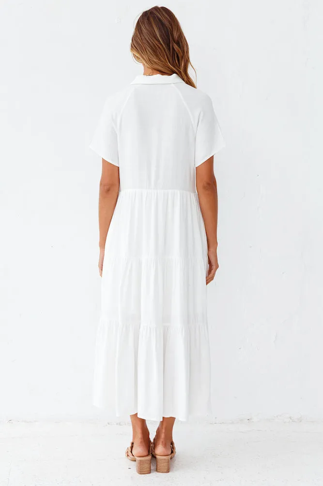 Circe Maxi Dress White