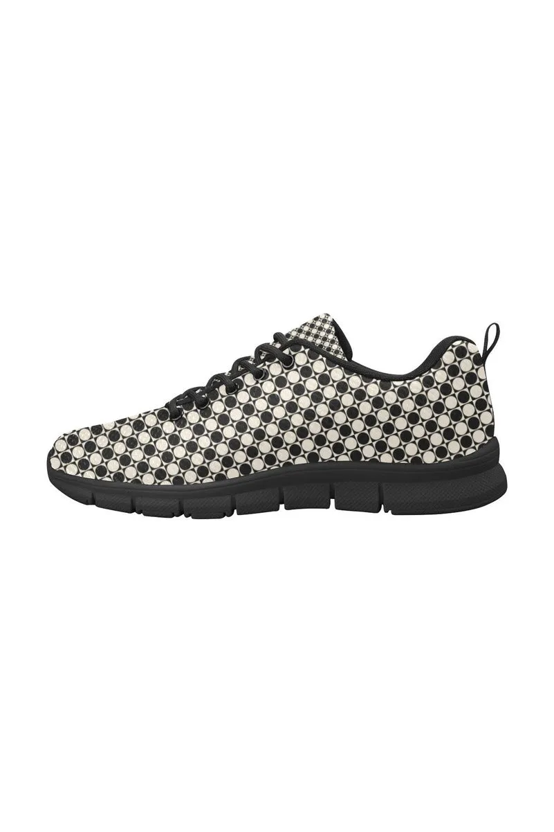 Circles in Squares Women's Breathable Running Shoes